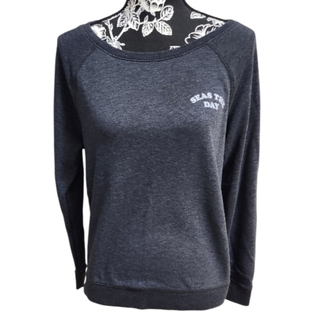 Pink By VS Open Back  Graphic Sweatshirt
